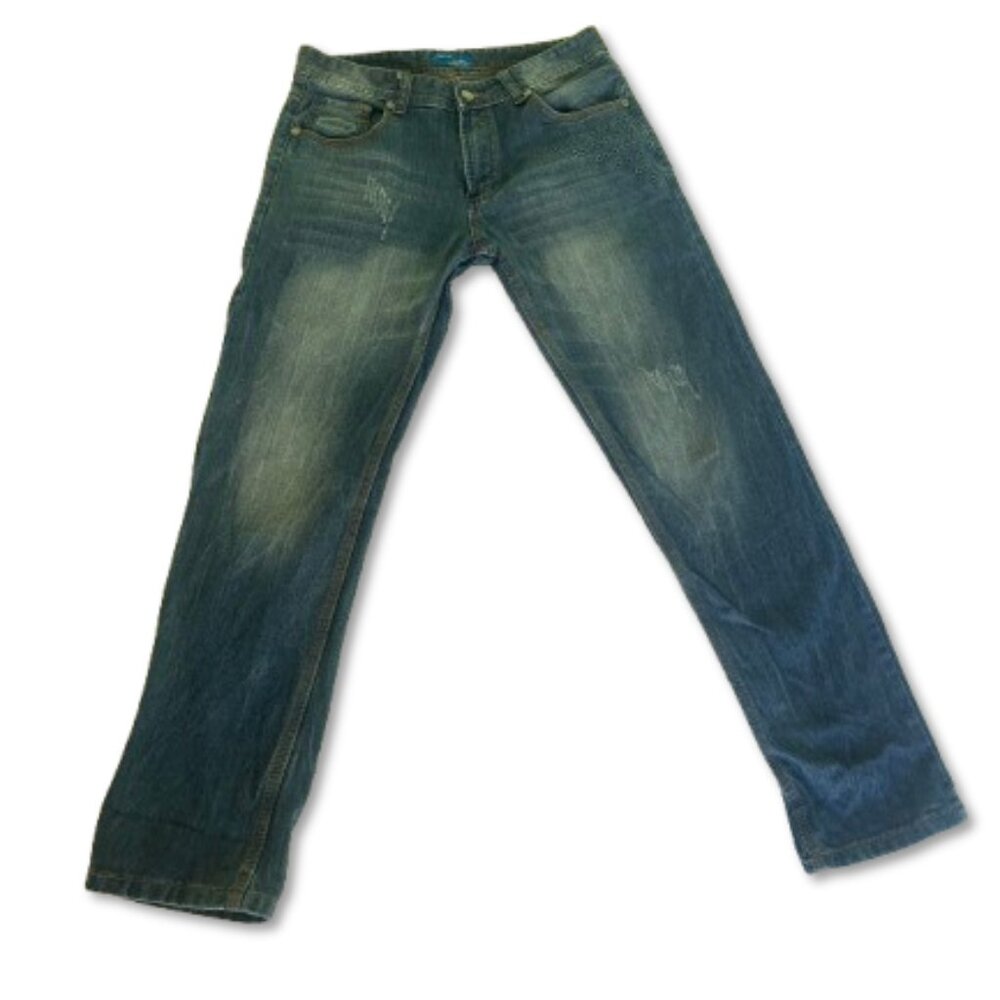 Adidas Originals "Get It On Blue" Jeans – 33 Waist